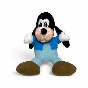 Vtg 1980s Disney Mickey's Christmas Carol Plush Character Goofy
